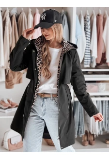 Kurtka damska przejściowa parka FERISSA czarna Dstreet TY4871