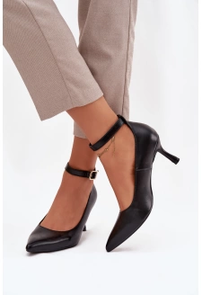 Lodičky s páskem Perrine – černé