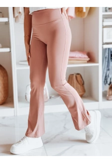 Legginsy damskie dzwony FARAFII różowe Dstreet UY2616