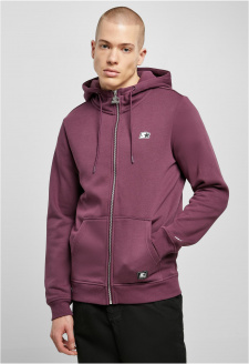 Pábnská mikina Starter Essential Zip Hoody - fialová