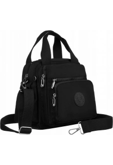 Peterson černá textilní crossbody taška/batoh