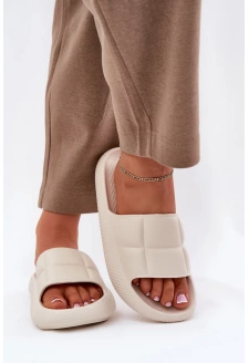 Dámské pěnové pantofle LEE MAYA SLIDER WOMEN LOW – béžové