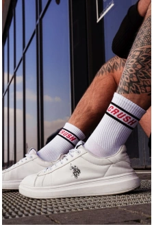 Pánské ponožky CRUSH – bílé