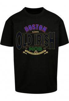 Old Irish Mob Oversize Tee černé