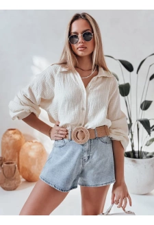 Spodenki damskie jeansowe HOT LIGHT niebieskie Dstreet SY0467