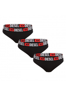 3PACK dámská tanga Diesel vícebarevná