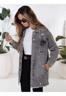 Kurtka jeansowa damska XENIA szara Dstreet TY5131