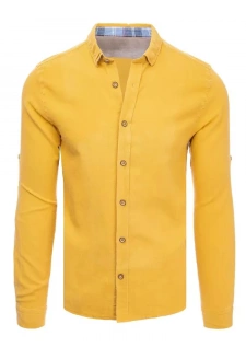 Koszula męska musztardowa Dstreet DX2379