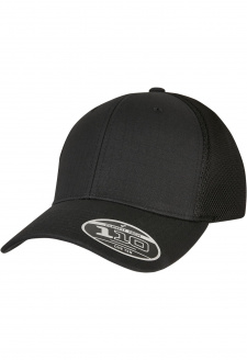 110 Flexfit Ripstop Mesh Cap černá