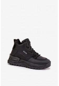 Dámské sportovní boty na platformě Big Star – černé