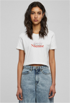 Dolce Far Niente Cropped Tee bílé