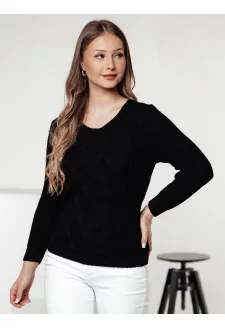 Dámský svetr DARKVIE černý Dstreet MY2393