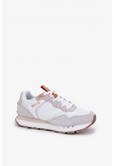 Dámské semišové boty Big Star HI-POLY SYSTEM – béžové