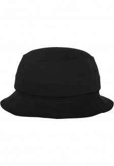 Čepice Flexfit Cotton Twill Bucket, černá