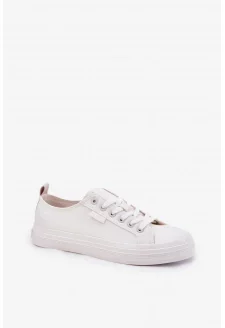 Dámské plátěné tenisky Big Star – bílé