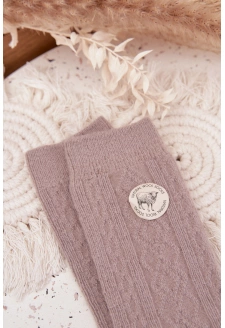 Dámské vlněné ponožky – šedé