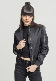 Dámská bunda Basic Bomber Jacket černá