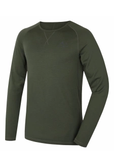 Pánské merino termotriko Merow M green