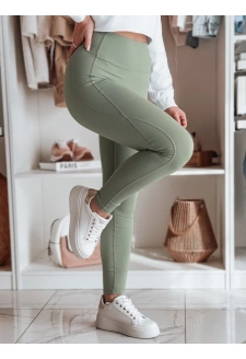 Legginsy damskie sportowe FITTATO zielone Dstreet UY2603
