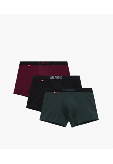 Pánské boxerky ATLANTIC 3Pack - vícebarevné