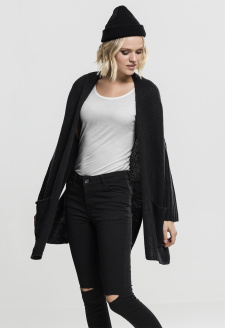 Dámský oversized cardigan blk/blk