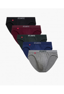 Pánské slipy ATLANTIC Sport 5Pack - vícebarevné