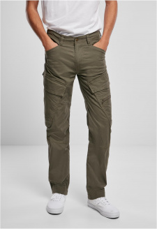 Adven Slim Fit Cargo Pants olivové