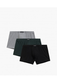 Pánské boxerky ATLANTIC 3Pack - vícebarevné