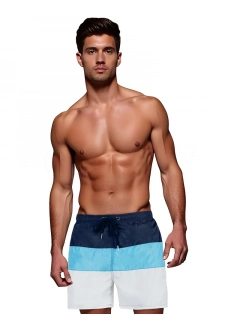 Spodenki męskie kąpielowe granatowo-białe Dstreet SX2518