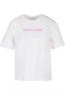 Dámské tričko Too Pretty bílé
