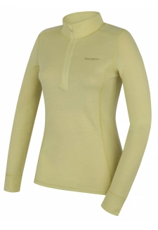 Dámská merino mikina Aron Zip L bright green