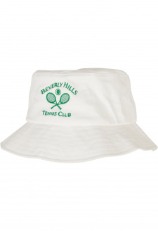 Klobouk Beverly Hills Tennis Club Bucket bílý