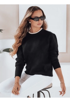 Damski sweter basic DARMILA czarny Dstreet MY2504