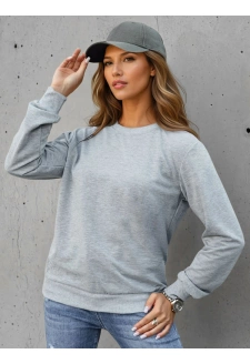 Bluza damska klasyczna jasnoszara Dstreet BY1544