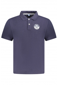 NORTH SAILS POLO MANICHE CORTE UOMO BLU