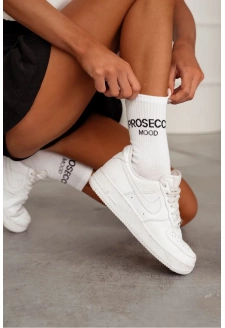 Dámské ponožky PROSECCO MOOD – bílé