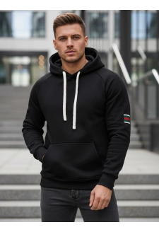 Bluza męska z kapturem czarna Dstreet BX5943