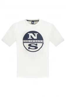 Pánské tričko NORTH SAILS - bílé/logo