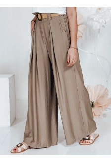 Spodnie damskie MIRELOU brązowe Dstreet UY2714