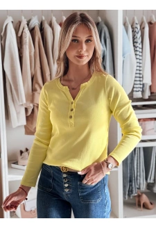 Long sleeve damski one size FELORIA żółty Dstreet RY2778