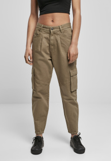 Dámské kalhoty Ballon Fit Cargo Twill v khaki barvě