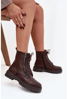 Dámské zateplené workery Ivonelle – čokoládové