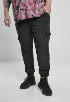 Cargo Nylon Track Pants černé