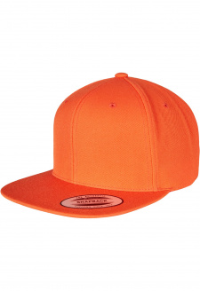 Klasický snapback oranžový