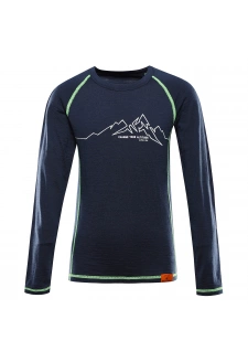 Dětské merino triko ALPINE PRO MERENO moonlit ocean varianta pa