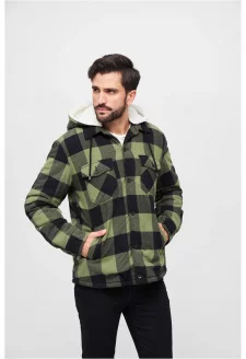 Lumberjacket S kapucí černá/olivová