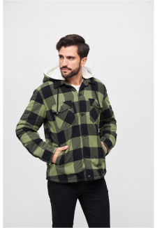 Lumberjacket S kapucí černá/olivová