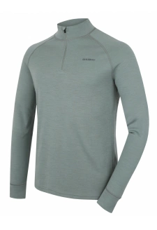 Pánská merino mikina Husky Aron Zip M faded green