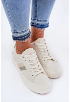 Dámské nízké sneakersy LEE Layla Women Low – smetanové