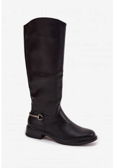 Dámské zateplené kozačky Renaya – černé